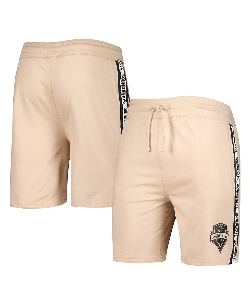 Concepts Sport Men's Tan Seattle Sounders Fc Team Stripe Shorts