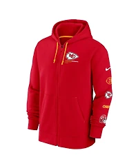 Nike Men's Red Kansas City Chiefs Surrey Full-Zip Hoodie