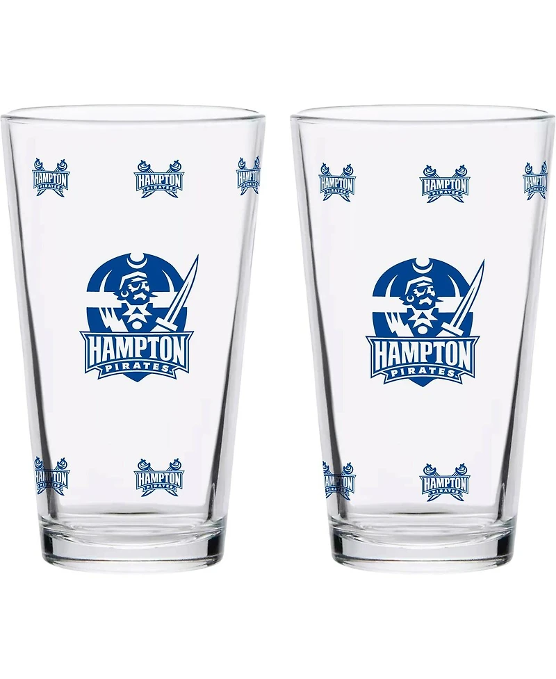 Indigo Falls Hampton Pirates Two-Pack Knockout 16oz. Pint Glass Set