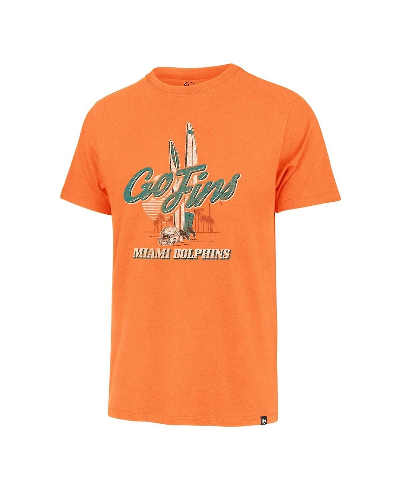'47 Brand Men's Orange Miami Dolphins Regional Franklin T-Shirt