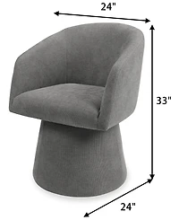 Korder Arm Swivel Chair, Created for Macy's