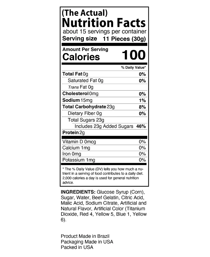 It'Sugar Big Fruity O's Candy Cereal Box, 16 oz.