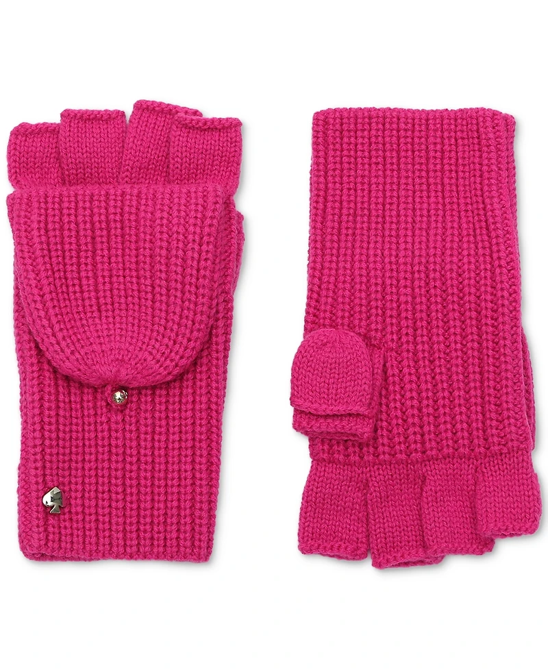 Kate Spade New York Women's Logo Pop-Top Gloves