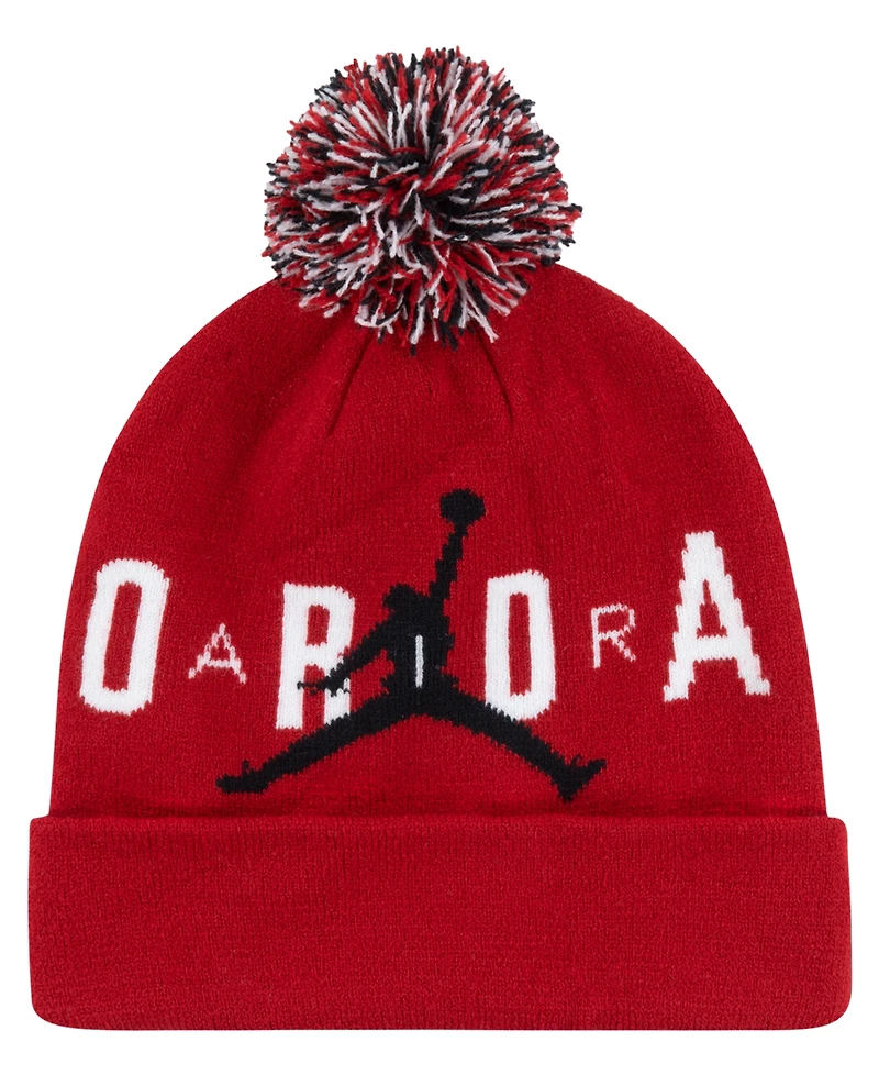 Jordan Big Kids 2-Piece Pom Beanie and Gloves Set