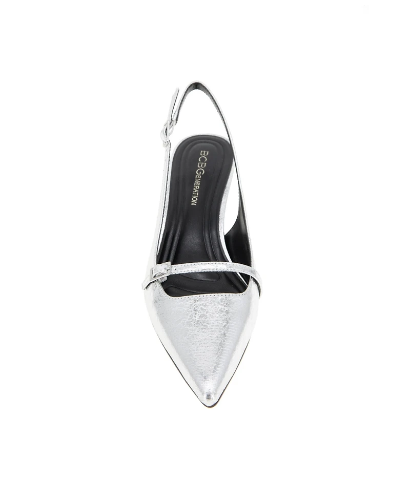 BCBGeneration Women's Kami Slingback Kitten Heel Pumps