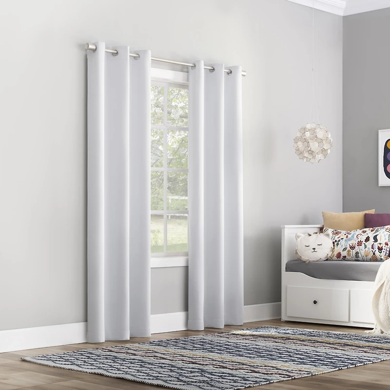 Riley Kids Bedroom Blackout Grommet Curtain Panel