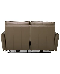 Jekyns Leather Power Sofa, Created for Macy's