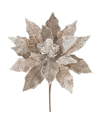 Slickblue Poinsettia Stems (Set of 2) - Festive Holiday Floral Accents