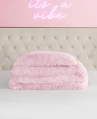 Juicy Couture Shaggy Faux Fur 2-Pc. Comforter Set, Twin/Twin Xl