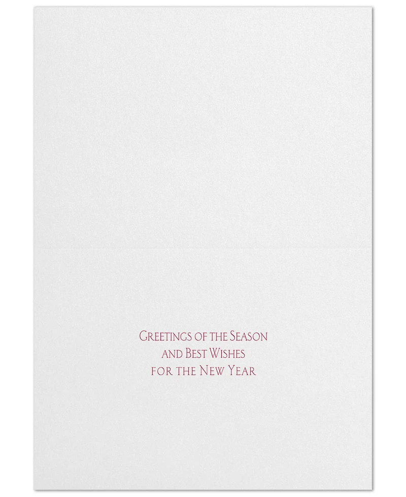 Masterpiece Studios Silver Red Holiday Holiday Boxed Cards