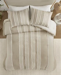 Ink+Ivy Striped Shay 3-Pc. Comforter Set, King/California King