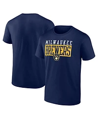 Fanatics Men's Navy Milwaukee Brewers Hard to Beat T-Shirt