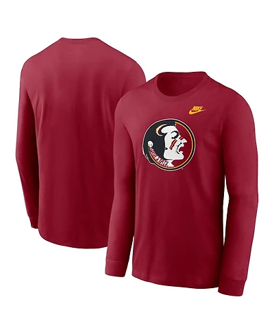 Nike Men's Garnet Florida State Seminoles Legacy Primary Logo Long Sleeve T-Shirt