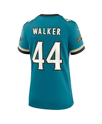 Nike Women's Travon Walker Teal Jacksonville Jaguars Prowler Throwback Game Jersey