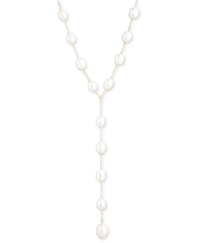 Emily in Paris Gold-plated Freshwater Pearl 16" Lariat Necklace