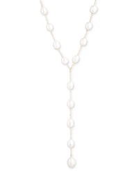 Emily in Paris Gold-plated Freshwater Pearl 16" Lariat Necklace