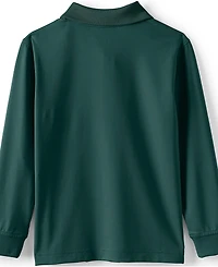 Lands' End Girls Long Sleeve Rapid Dry Polo Shirt