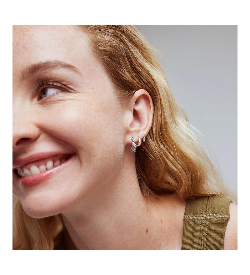 Ana Luisa Bold Huggie Hoops - Nate Silver