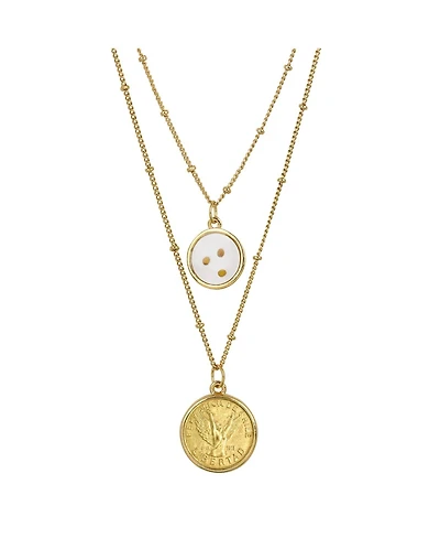 American Coin Treasures 16376 Chilean Angel Coin Mustard Seed Necklace