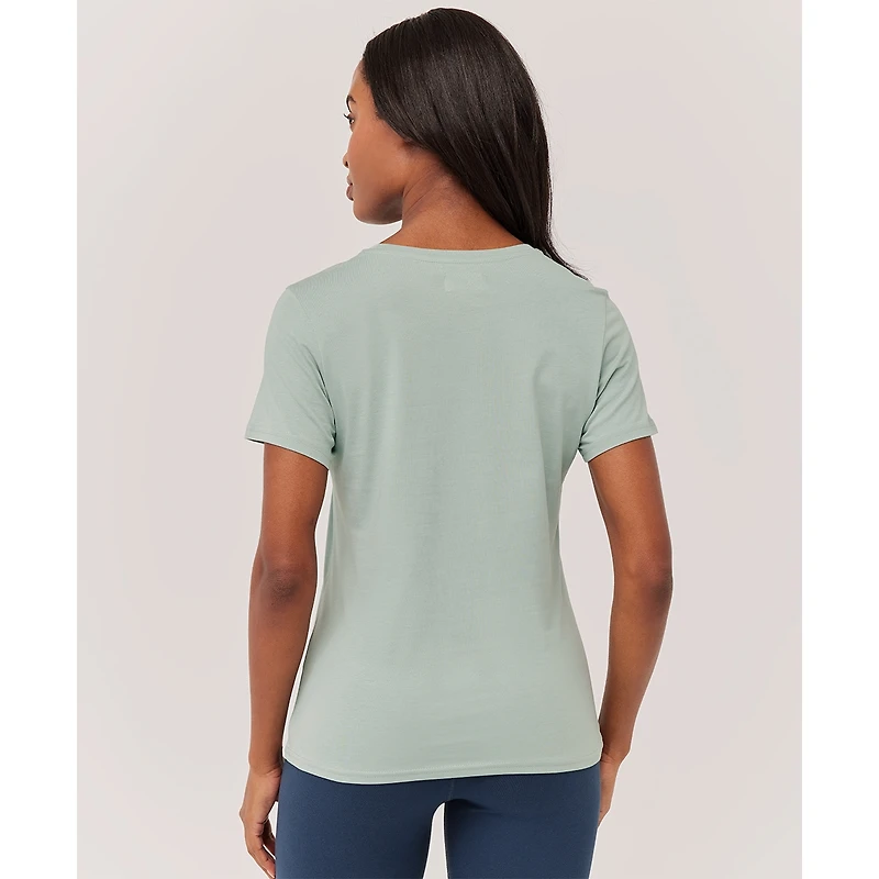 Pact Women's Organic Cotton Softspun Crew Neck Tee