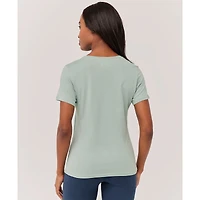 Pact Women's Organic Cotton Softspun Crew Neck Tee