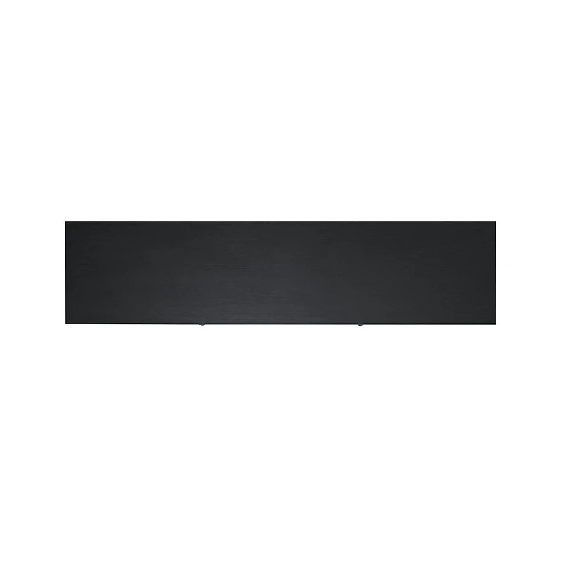 Merrick Lane Galena Traditional Full Glass Door 65" Tv Stand For Up To 80" Tvs
