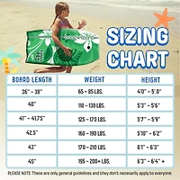 BoogieBoard 36" Kahala Pro Bodyboard, Lightweight Body Board with Phuzion Core Pe Deck