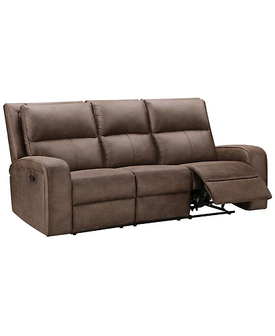 Abbyson Living 86" Fabric Manual Reclining Sofa