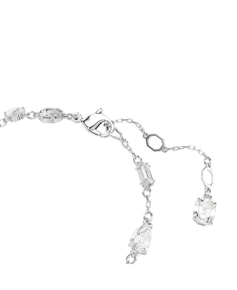 Swarovski Snowflake White Rhodium Plated Idyllia Bracelet