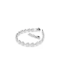 Swarovski Round Cut White Rhodium Plated Una Bracelet