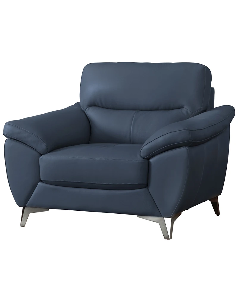 Abbyson Living 44" Top Grain Leather Chair