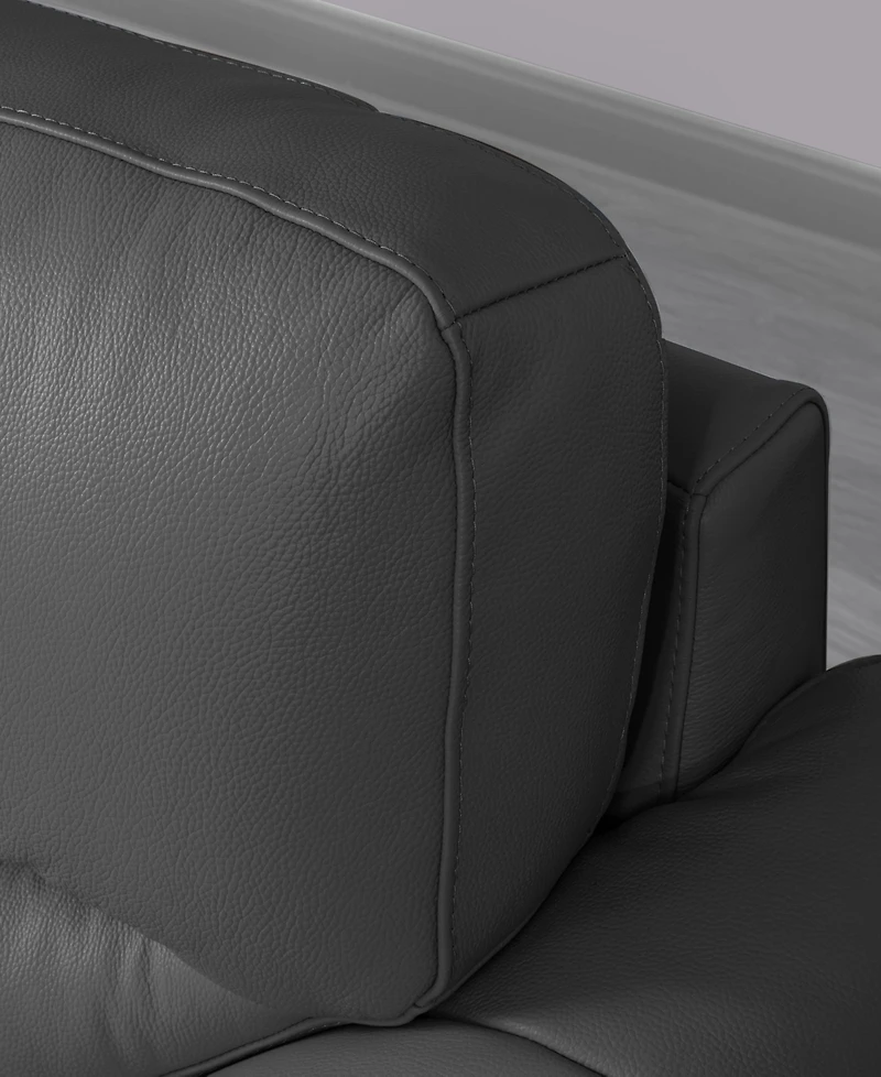 Abbyson Living 44" Top Grain Leather Chair