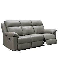 Abbyson Living 90" Leather Manual Reclining Sofa