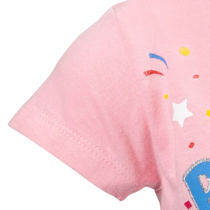 Paw Patrol Little Girls Skye Rubble Chase Marshall Birthday T-Shirt