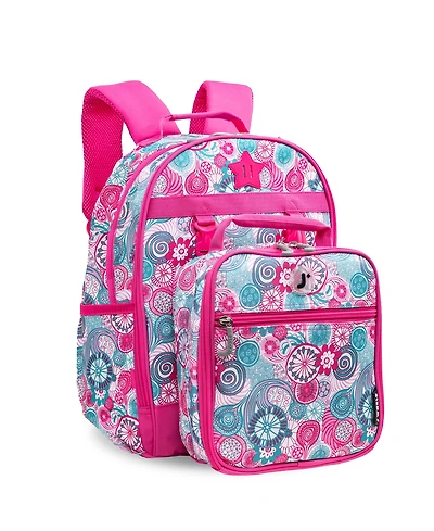 J World Boys Duet 16" Backpack With Detachable Lunch Box