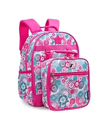 J World Boys Duet 16" Backpack With Detachable Lunch Box