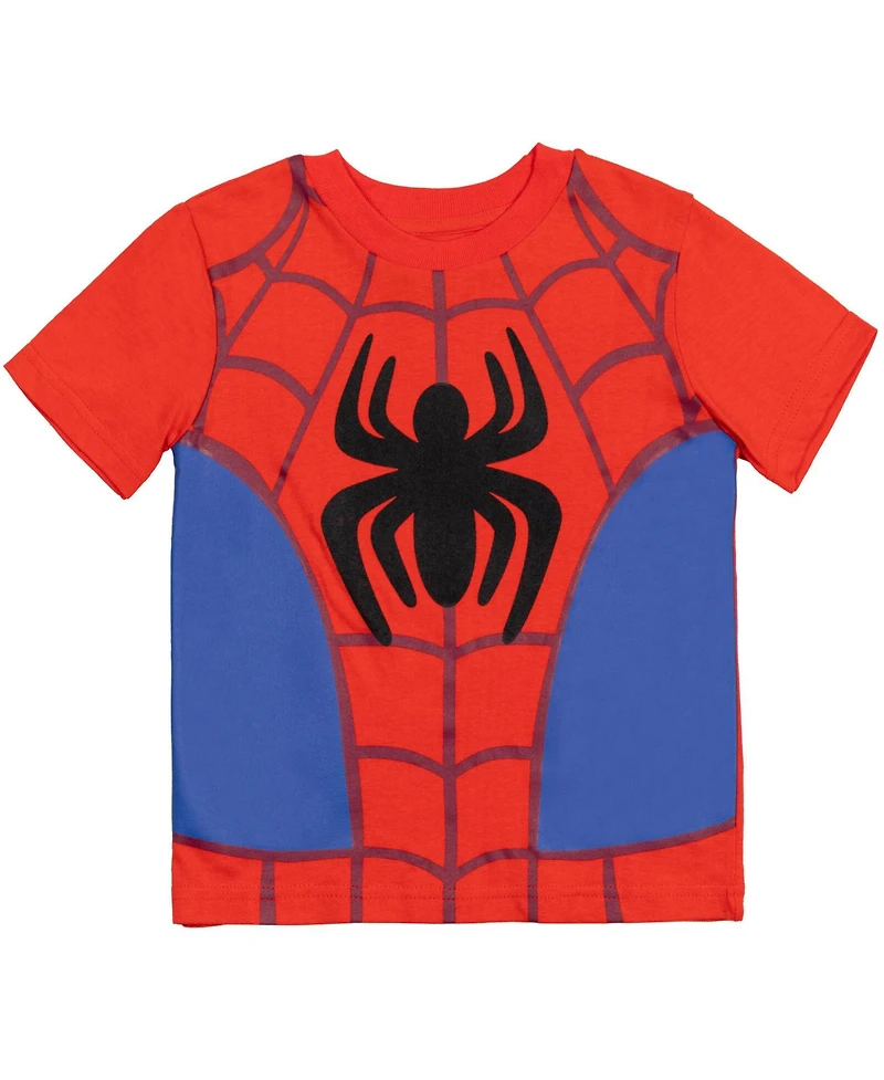Spidey and His Amazing Friends Toddler Boys Marvel Avengers 3 Pack T-Shirts