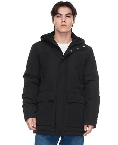 Rokka&Rolla Men's Ultimate Winter Parka with Fleece-Lined Hood
