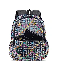J World Mesh See-through Backpack for School
