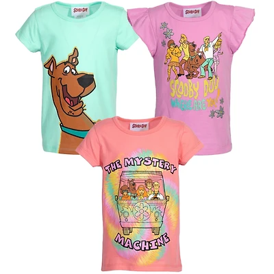 Scooby Doo Girls Warner Bros. 3 Pack T-Shirts