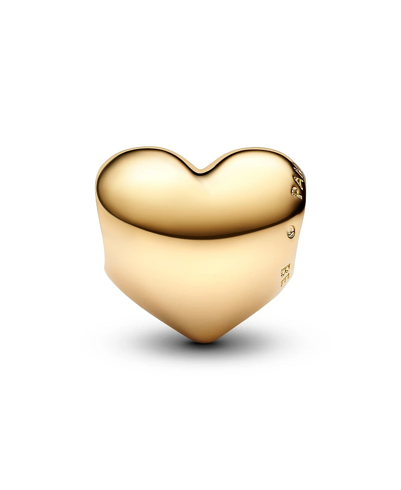 Pandora 14K Gold-Plated Be Love Engravable Heart Charm