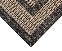 Liora Manne' Monaco Striped Border 5'3"x7'3" Area Rug