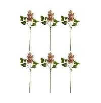 Slickblue 30" Lilac Artificial Flowers - Set of 6 Faux Floral Stems for Home Decor