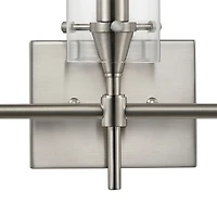 Jonathan Y Cato Bohemian Farmhouse Iron/Glass Led Vanity Light