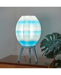 Jonathan Y Wavy Modern Contemporary Plant-Based Pla 3D Printed Dimmable Led Table Lamp