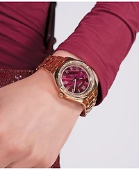 Guess Women's Analog Rose Gold Stainless Steel Watch 36mm