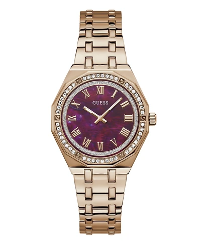 Guess Women's Analog Rose Gold Stainless Steel Watch 36mm