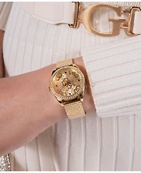 Guess Women's Analog Gold Mesh Watch 32mm