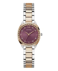 Guess Women's Analog Two Tone Steel Watch 30mm
