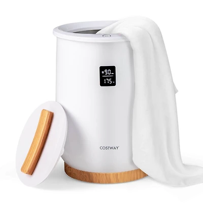 20L Bathroom Towel Warmer Bucket with Fragrance Holder & Lcd Display